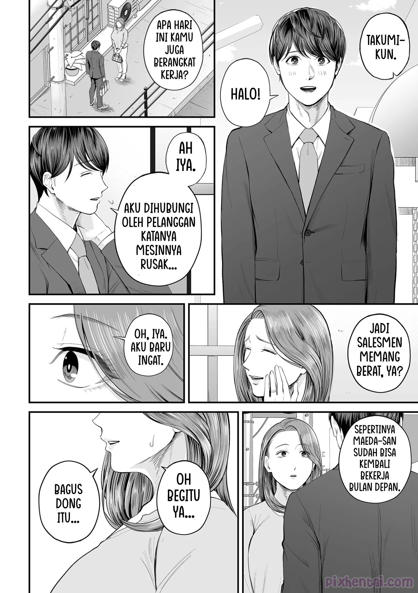 Komik hentai xxx manga sex bokep The Young Man is Delighted to Meet Beautiful Milf 12